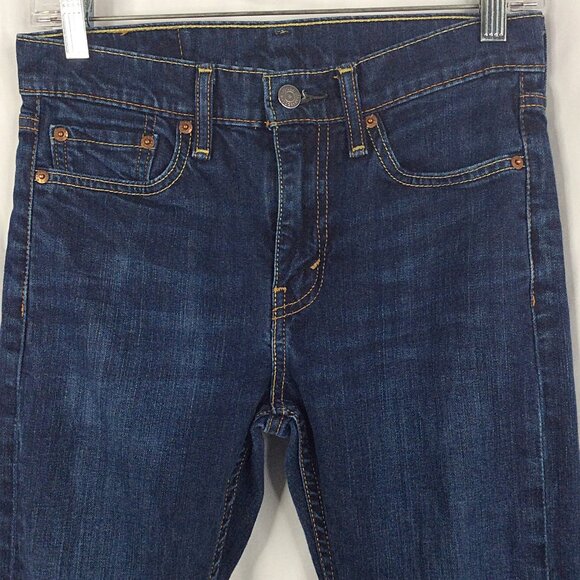 Levis 510 Super Skinny Jeans Size 28x32 (29x30 measures) Dark Wash Denim - Picture 3 of 9